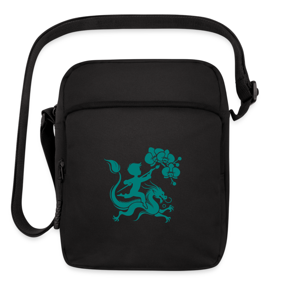 Upright Crossbody Bag - black